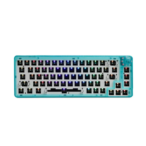 TM680 Hot Swap Mechanical Keyboard Kit Wireless 3 Mode RGB Compatiable With 3 5 Pins