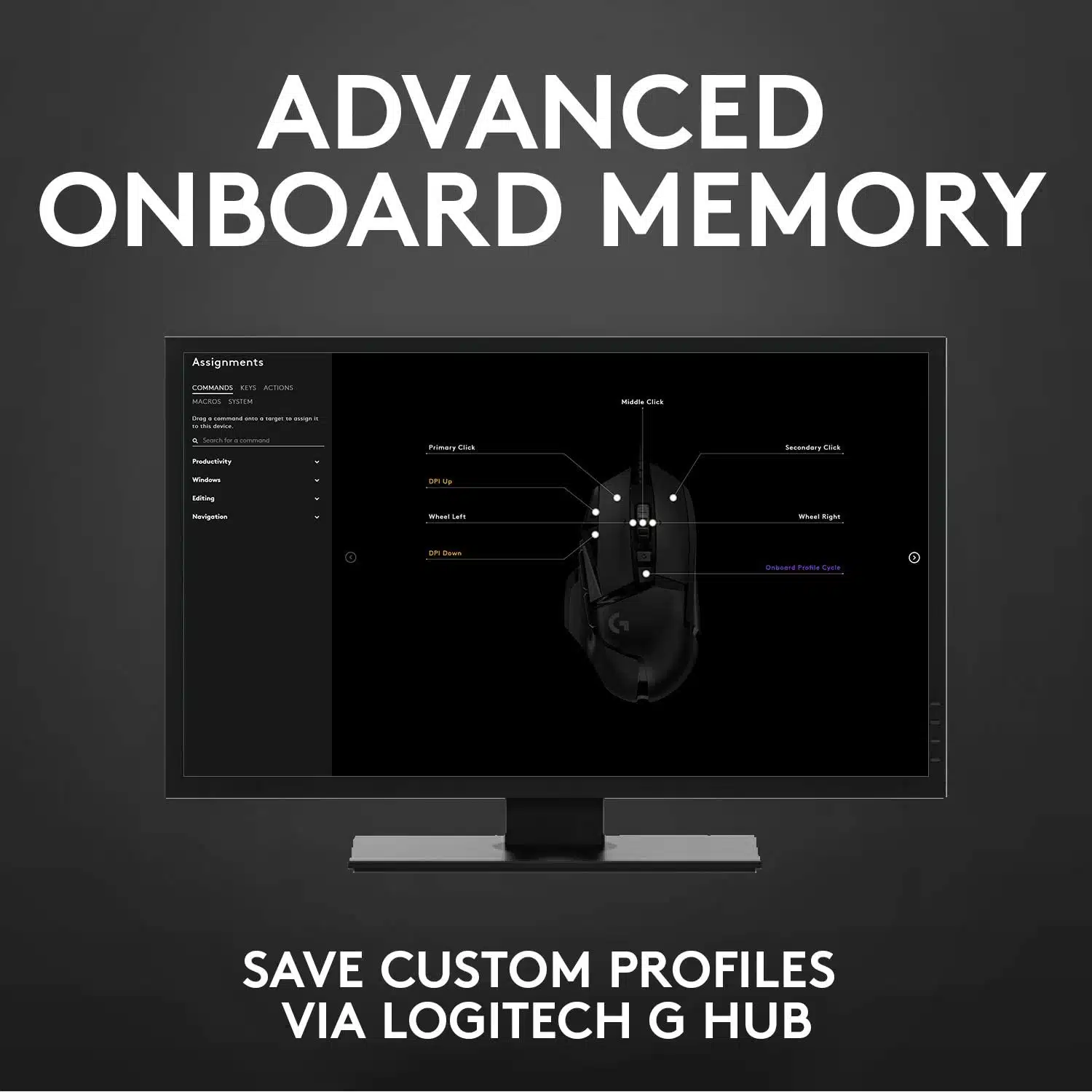 Logitech G502 HERO High Performance Wired Gaming Mouse 4 Logitech G502 HERO High Performance Wired Gaming Mouse - Image 4