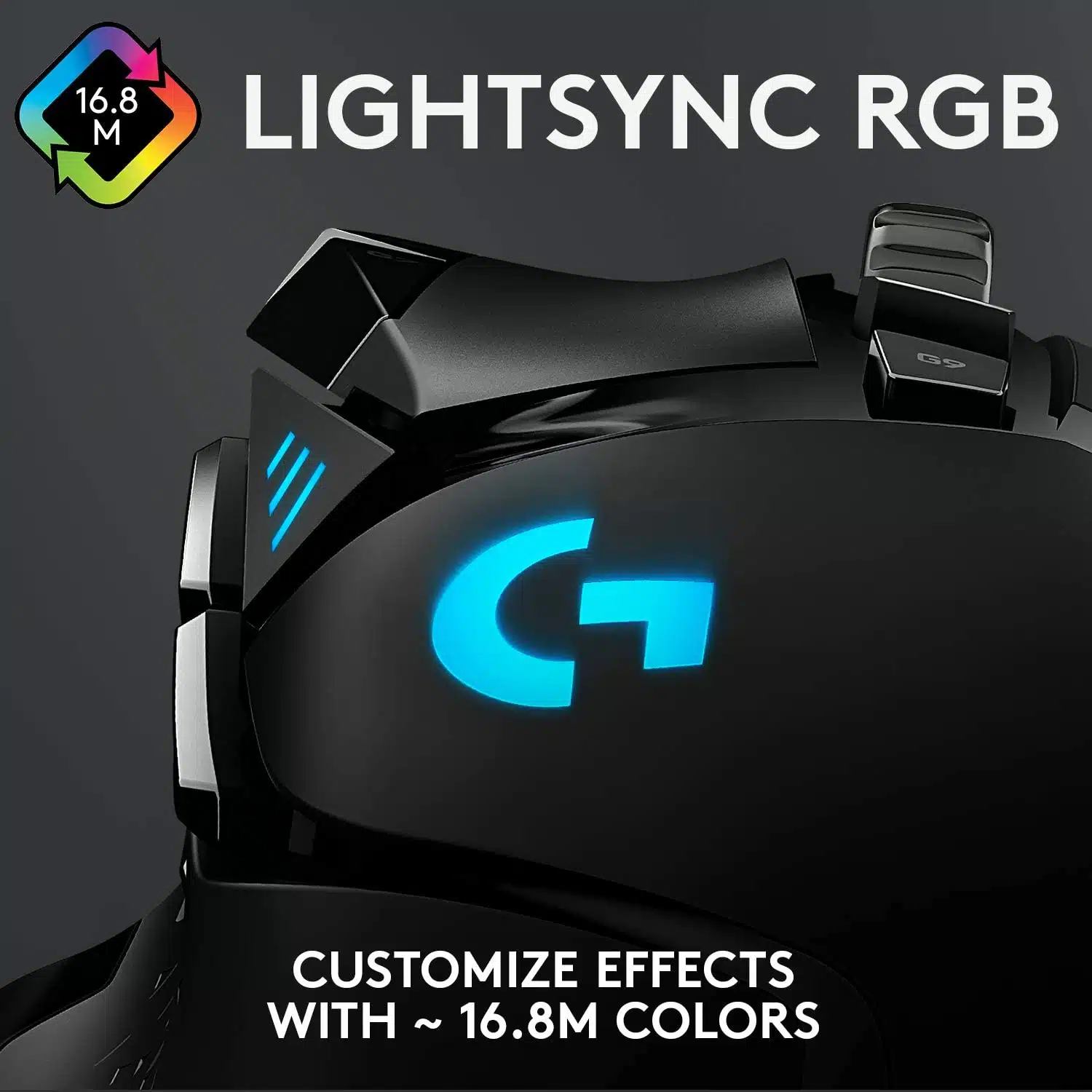 Logitech G502 HERO High Performance Wired Gaming Mouse 3 Logitech G502 HERO High Performance Wired Gaming Mouse - Image 3