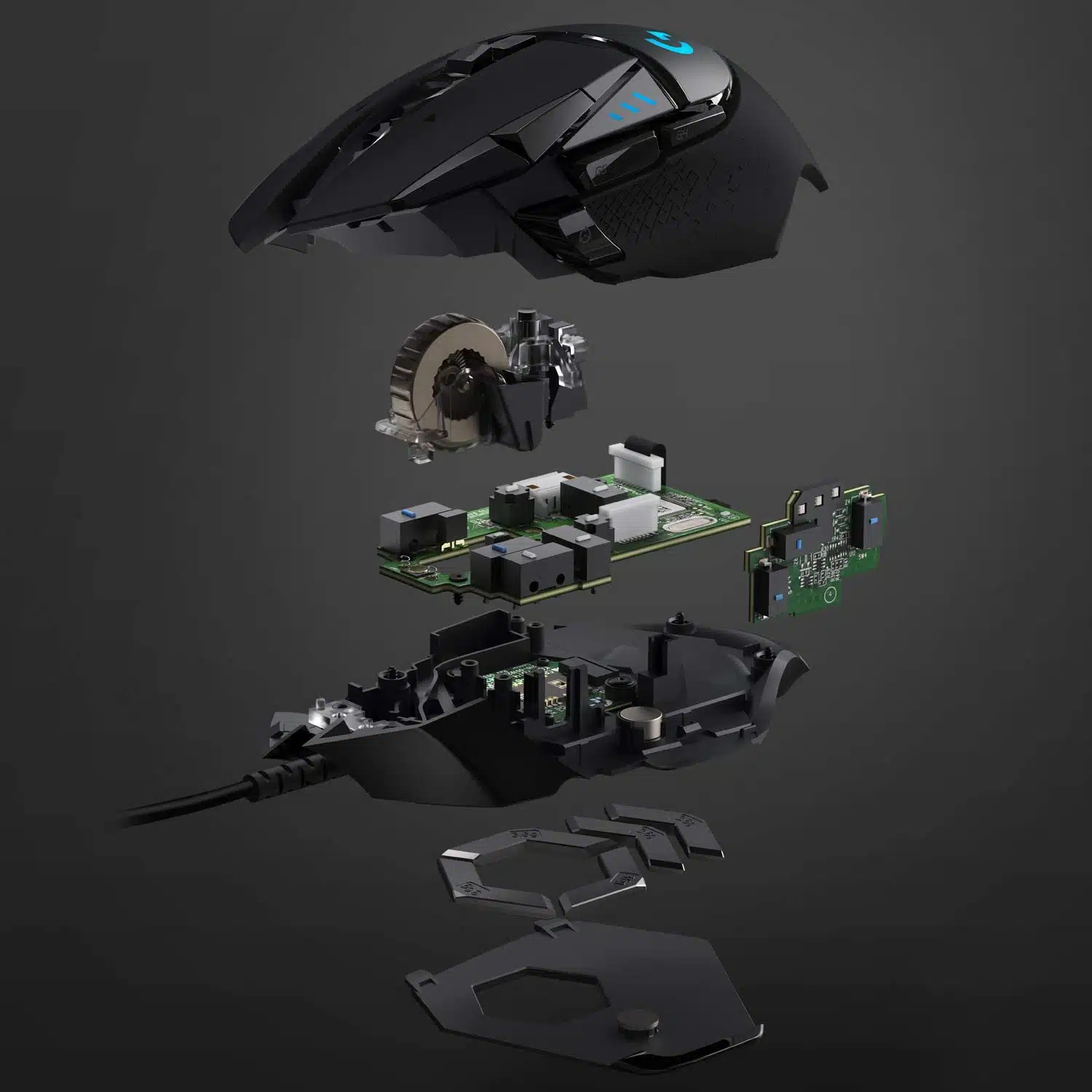 Logitech G502 HERO High Performance Wired Gaming Mouse 7 Logitech G502 HERO High Performance Wired Gaming Mouse - Image 7