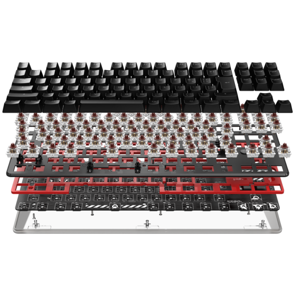 PulsarGamingGears PCMKTKLJISKeyboardBarebone Black 04