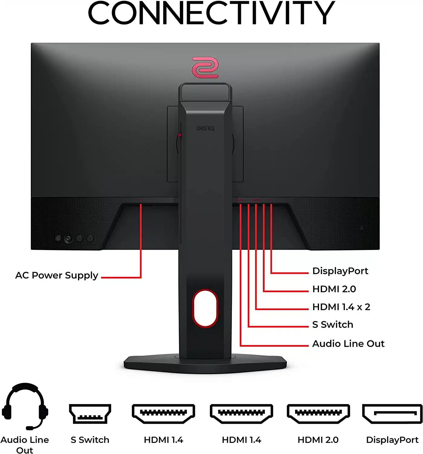 BenQ Zowie XL2411K 24 Inch 144Hz 1080p Gaming Monitor 3 BenQ Zowie XL2411K 24 Inch 144Hz 1080p Gaming Monitor - Image 3