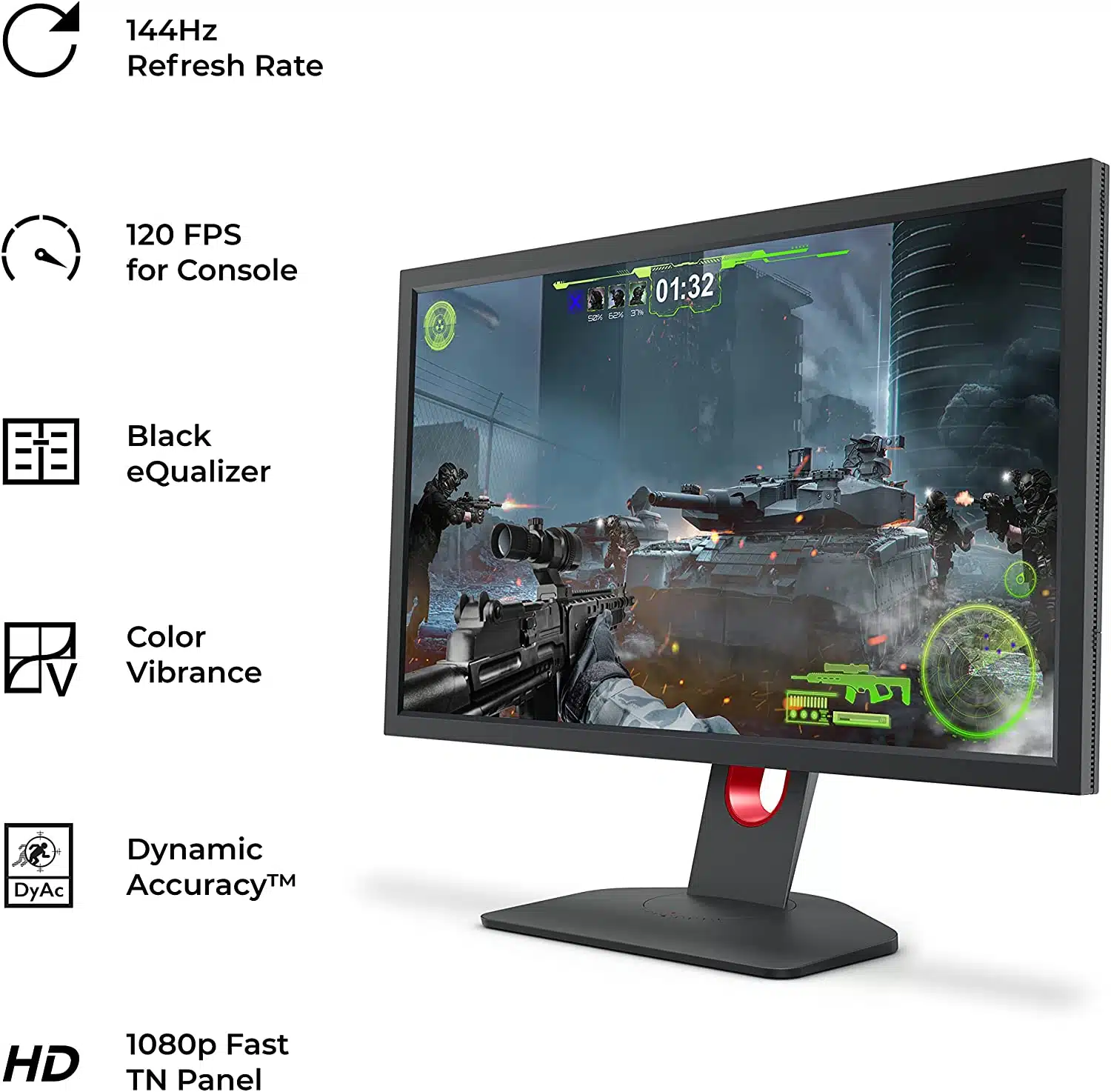 BenQ Zowie XL2411K 24 Inch 144Hz 1080p Gaming Monitor 2 BenQ Zowie XL2411K 24 Inch 144Hz 1080p Gaming Monitor - Image 2