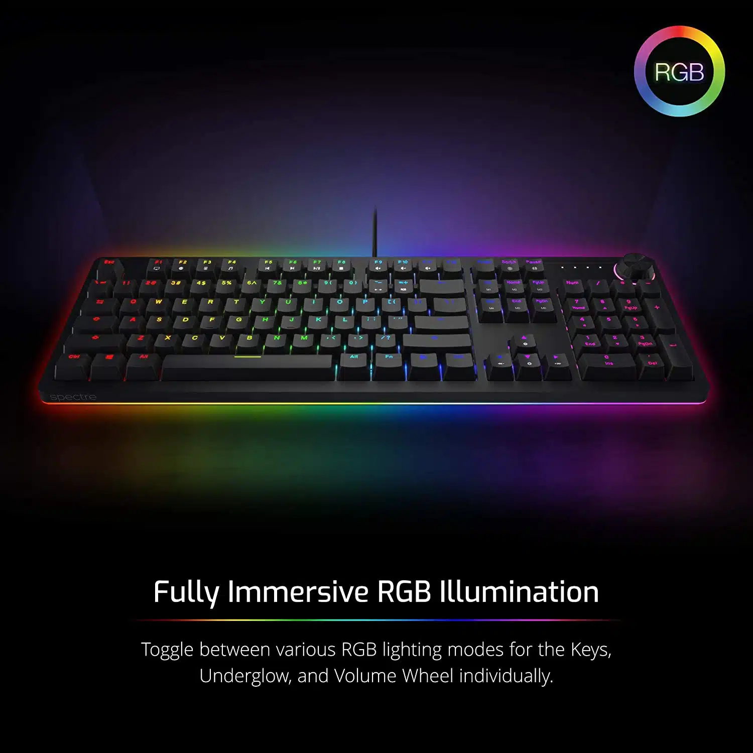 Tecware Spectre Pro, RGB Hotswappable Mechanical Keyboard 6 Tecware Spectre Pro, RGB Hotswappable Mechanical Keyboard - Image 6