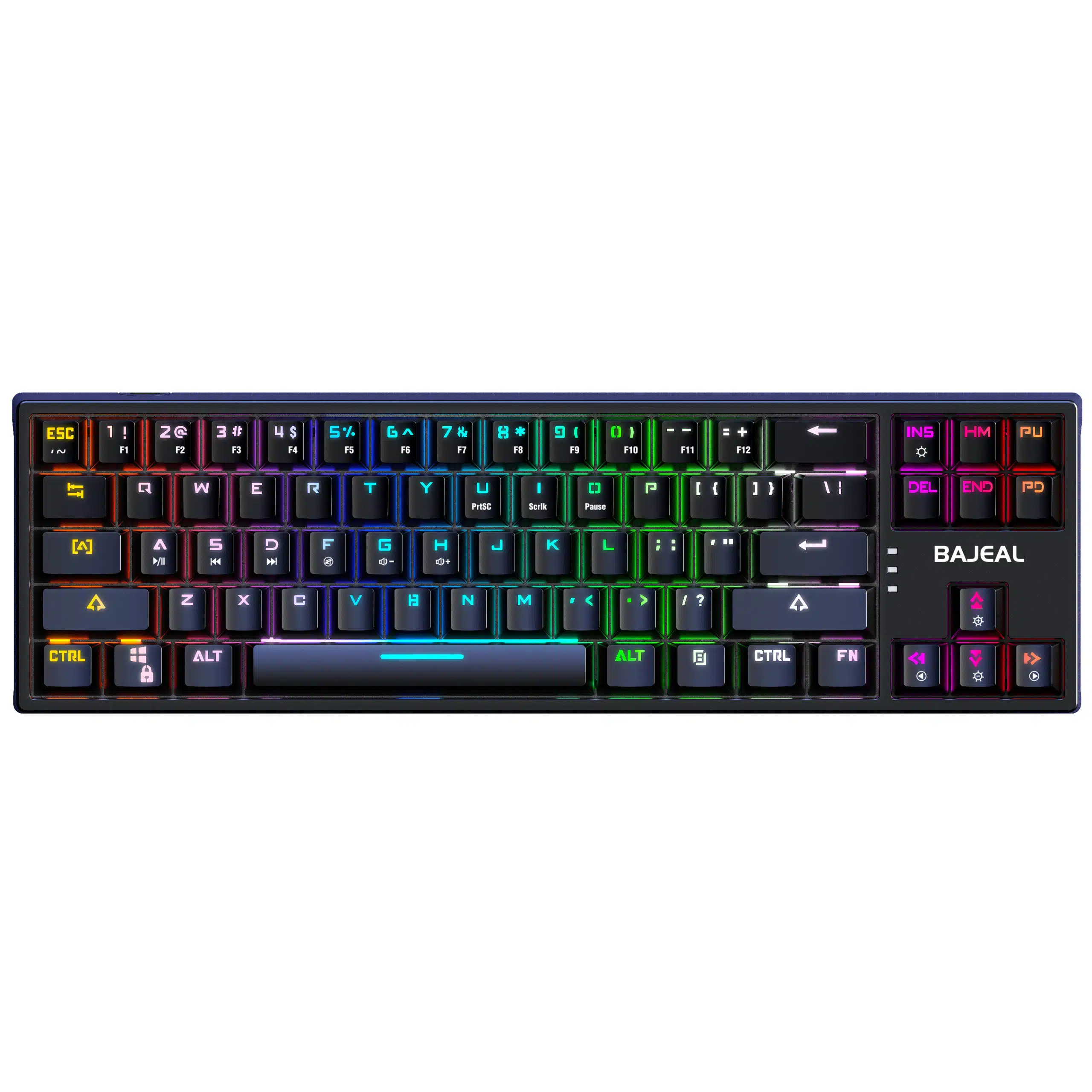 Bajeal K71 Lighting Blue Switch Mechanical Hotswappable Tenkeyless Keyboard - Black 7 Bajeal K71 Lighting Blue Switch Mechanical Hotswappable Tenkeyless Keyboard - Black - Image 7