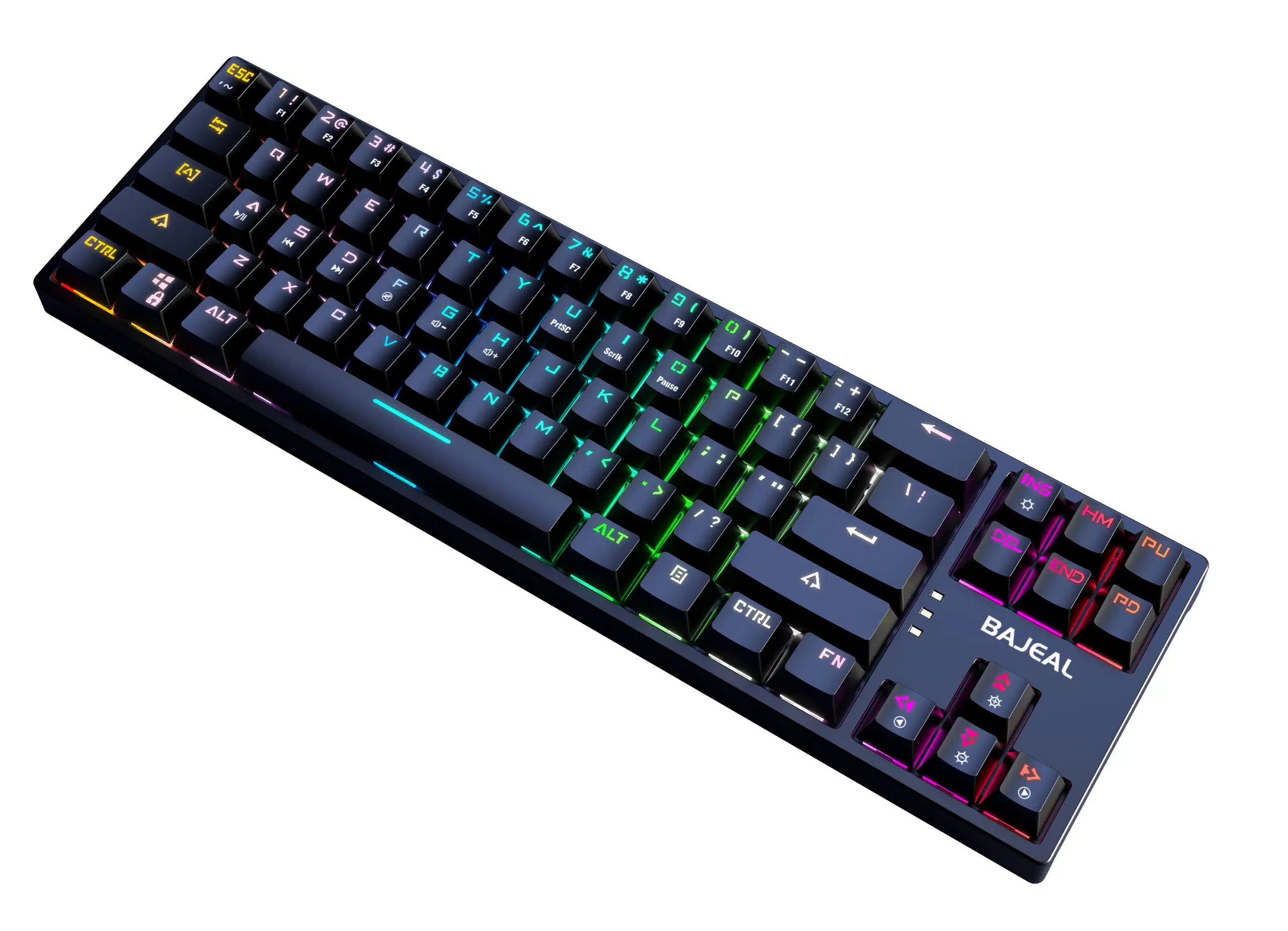 Bajeal K71 Lighting Blue Switch Mechanical Hotswappable Tenkeyless Keyboard - Black 4 Bajeal K71 Lighting Blue Switch Mechanical Hotswappable Tenkeyless Keyboard - Black - Image 4