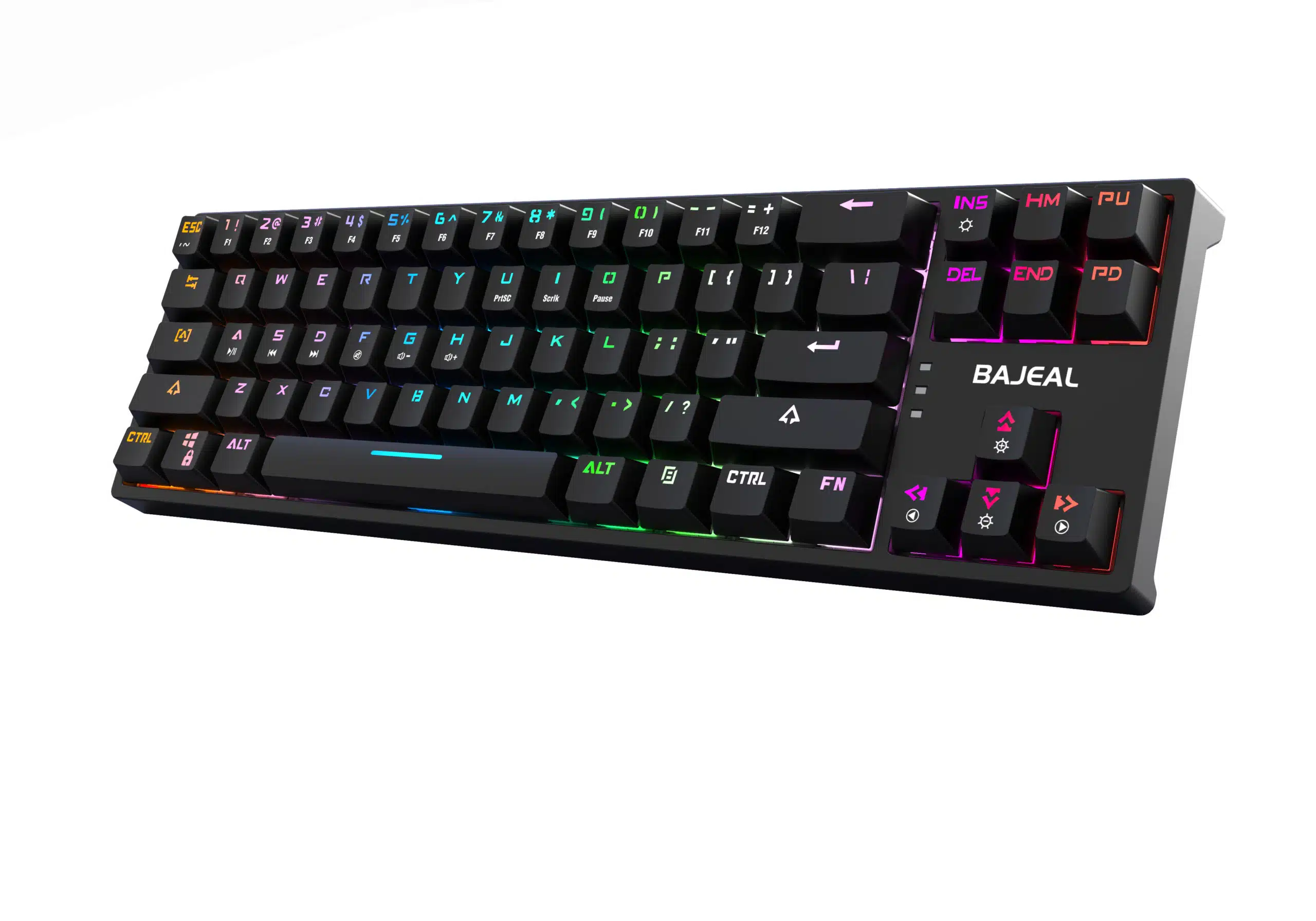 Bajeal K71 Lighting Blue Switch Mechanical Hotswappable Tenkeyless Keyboard - Black 2 Bajeal K71 Lighting Blue Switch Mechanical Hotswappable Tenkeyless Keyboard - Black - Image 2
