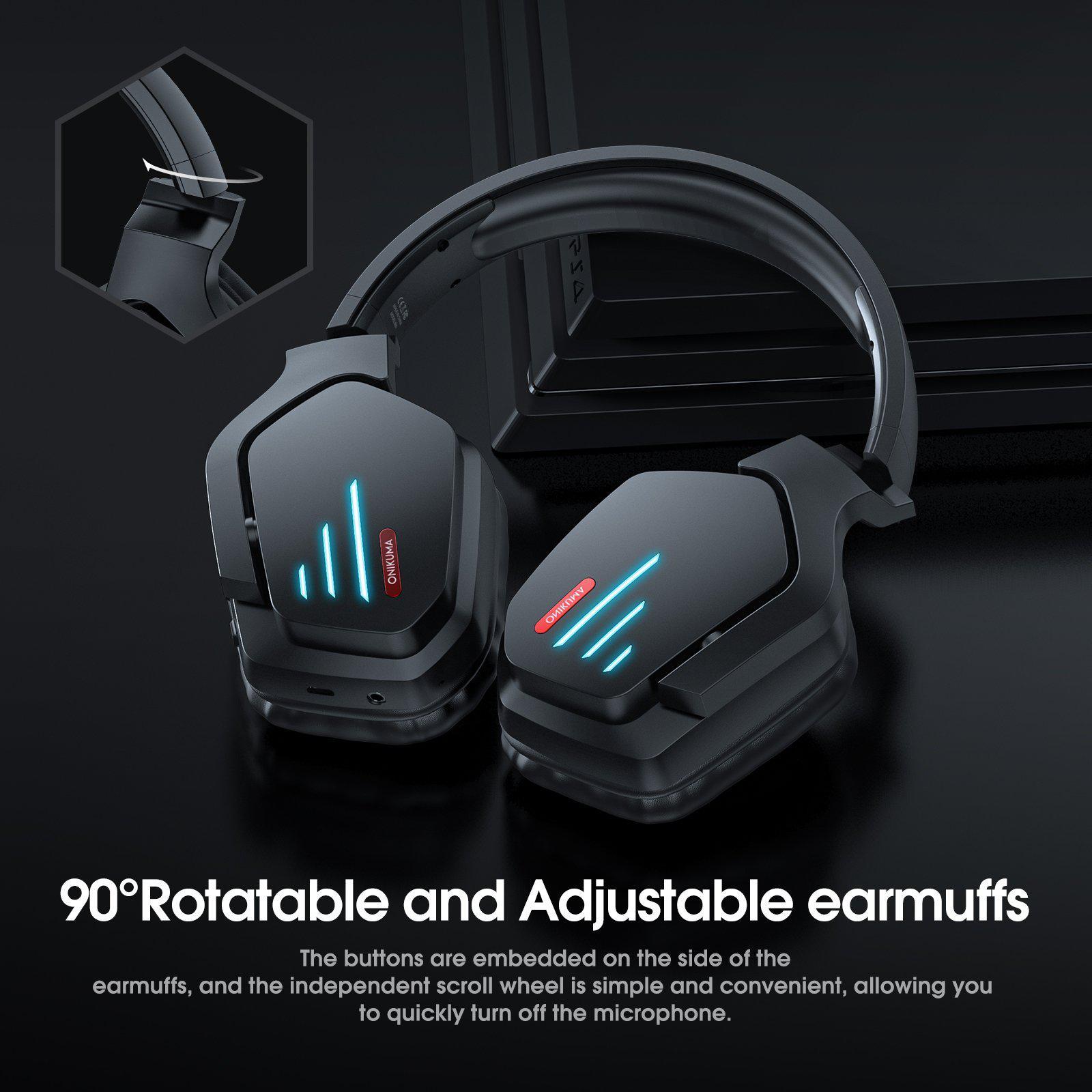 ONIKUMA B60 Wireless Bluetooth Gaming Headset 10 ONIKUMA B60 Wireless Bluetooth Gaming Headset - Image 10