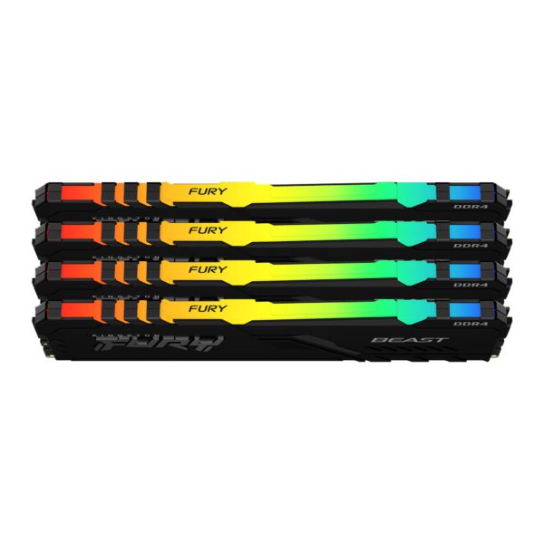 ktc product beast ddr4 rgb dimm 4 top kit of 4 zm lg