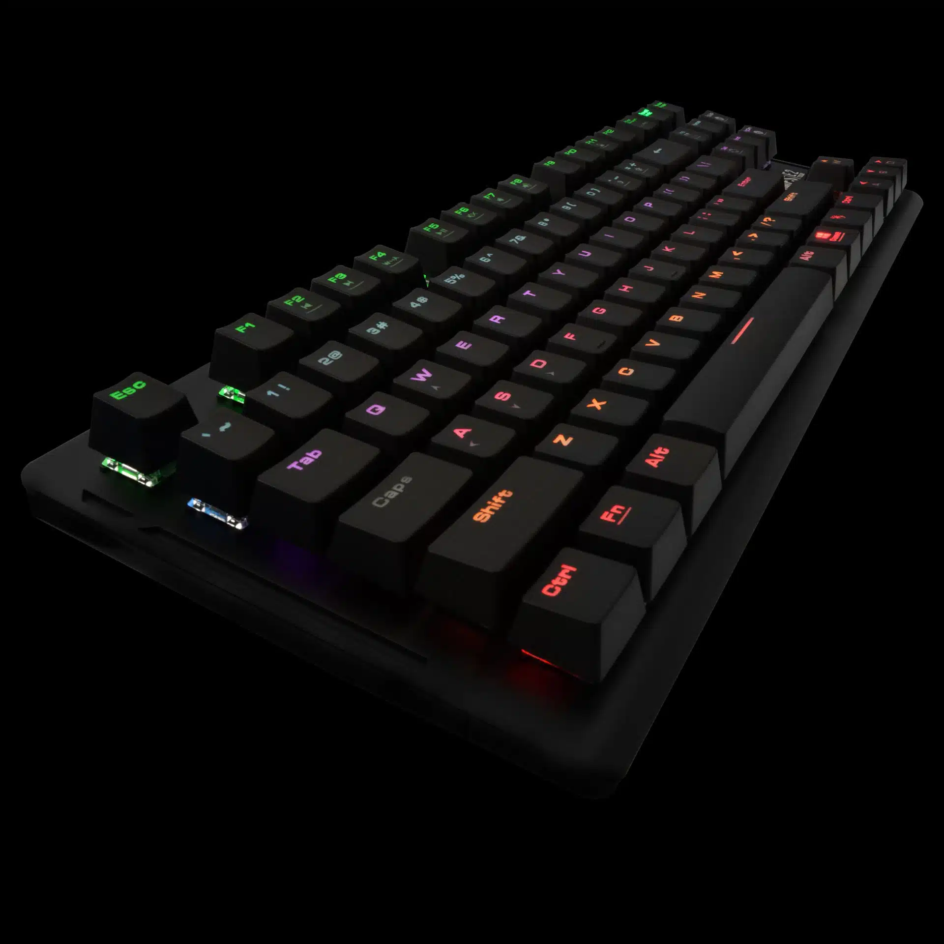 Gamdias Hermes E2 7 Color Backlit Brown Switch Mechanical Gaming Keyboard 3 Gamdias Hermes E2 7 Color Backlit Brown Switch Mechanical Gaming Keyboard - Image 3