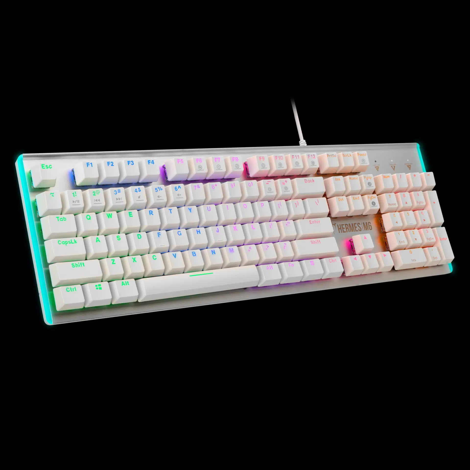 Gamdias HERMES M6 Multi-color Backlit Mechanical Gaming Keyboard 3 Gamdias HERMES M6 Multi-color Backlit Mechanical Gaming Keyboard - Image 3