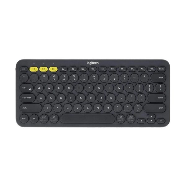 Logitech K380 Bluetooth Multi-Device Keyboard, Black