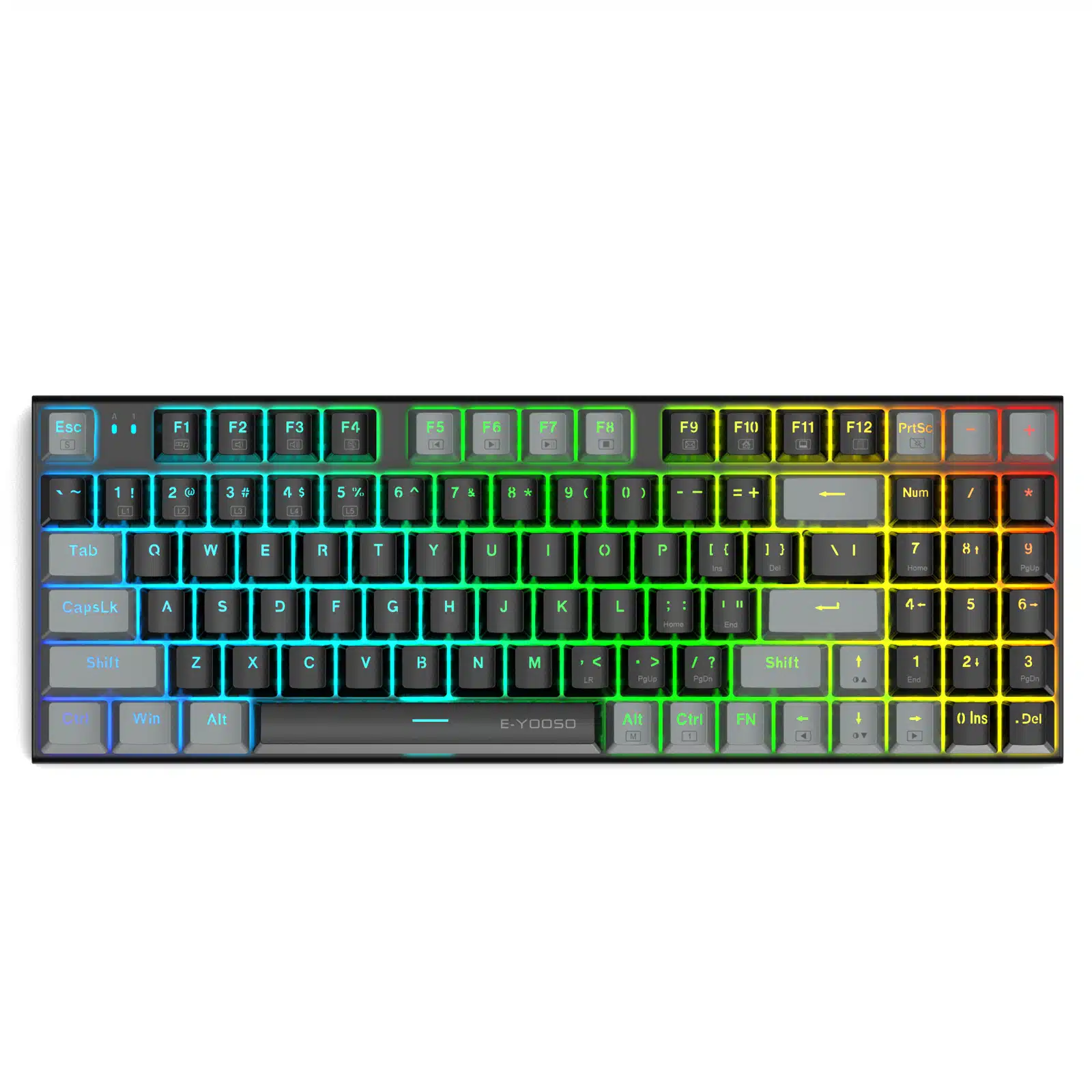 E-YOOSO Z19 94Keys RGB Hotswappable Wired Mechanical Keyboard 3 E-YOOSO Z19 94Keys RGB Hotswappable Wired Mechanical Keyboard - Image 3