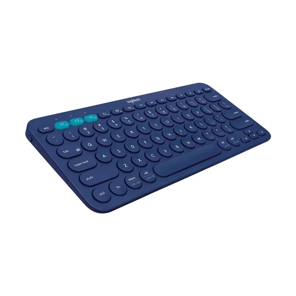 Logitech K380 Bluetooth Multi-Device Keyboard, Blue - Image 3