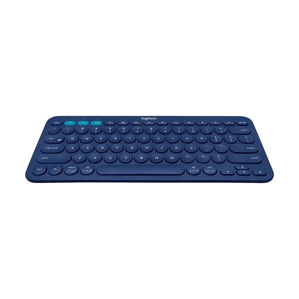 Logitech K380 Bluetooth Multi-Device Keyboard, Blue - Image 2