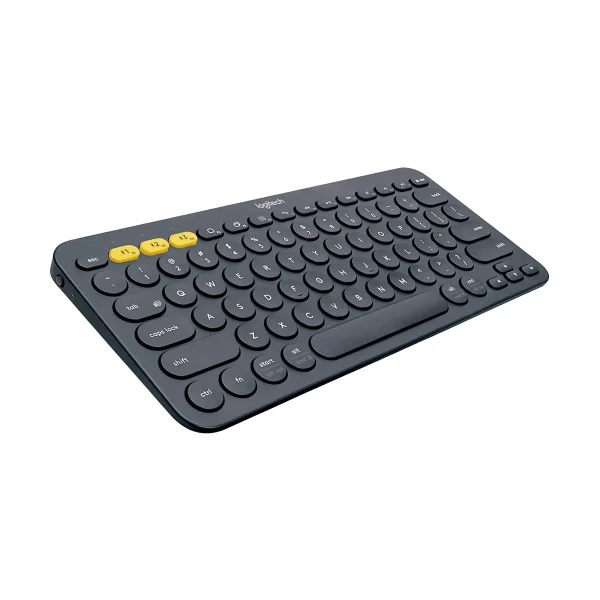 Logitech K380 Bluetooth Multi-Device Keyboard, Black - Image 3