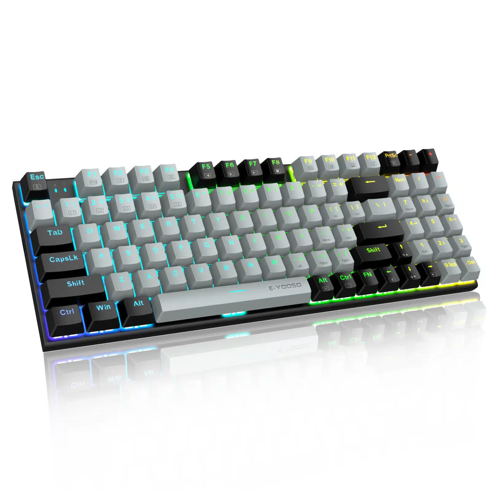 E-YOOSO Z19 94Keys RGB Hotswappable Wired Mechanical Keyboard 2 E-YOOSO Z19 94Keys RGB Hotswappable Wired Mechanical Keyboard - Image 2