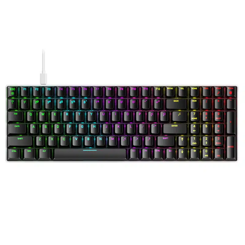 Dareu EK8100 RGB 100 Key Mechanical Keyboard (Blue switch) 1 Dareu EK8100 RGB 100 Key Mechanical Keyboard (Blue switch)