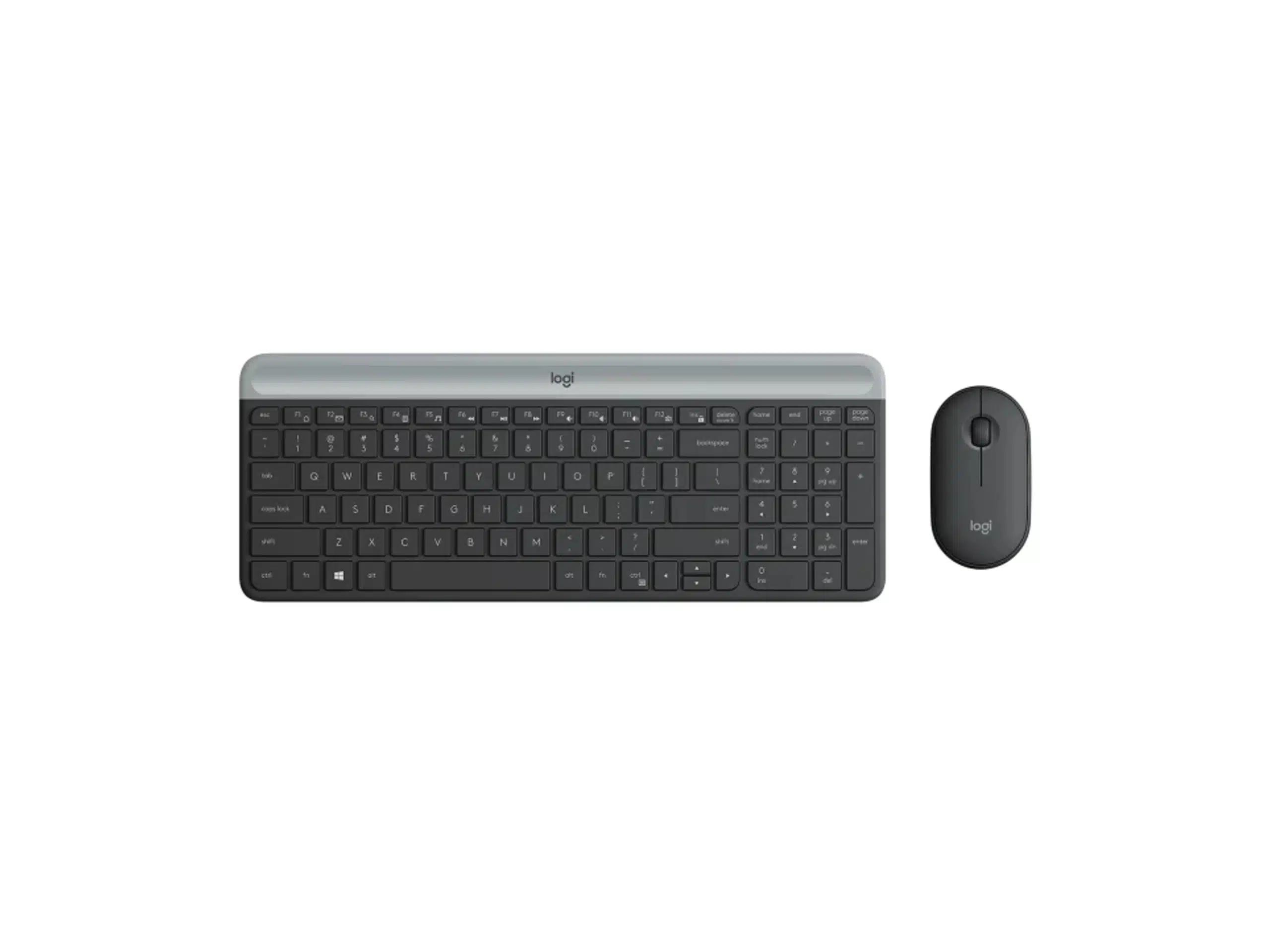 Logitech MK 470 Slim Keyboard Mouse Combo- Graphite 1 Logitech MK 470 Slim Keyboard Mouse Combo- Graphite