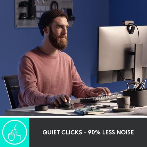 Logitech MX Master 3S Performance Wireless Mouse – Pale Grey - Image 8