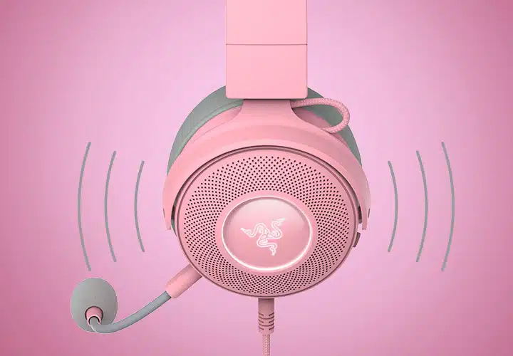 Razer Kraken Kitty V2 Pro USB Gaming Headset- Pink 3 Razer Kraken Kitty V2 Pro USB Gaming Headset- Pink - Image 3