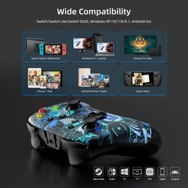 EasySMX Wireless Gamepad Pro Controller for Nintendo Switch Lite OLED PC Android Smart TV TV Box.jpg Q90.jpg 4