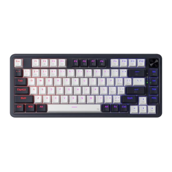 Redragon UCAL K673 PRO 75% Wireless Gasket RGB Mechanical Gaming Keyboard, Abyssal Blue