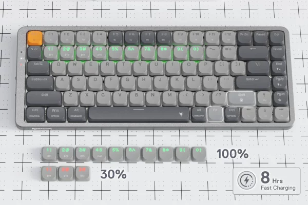 Wireless Mechanical Keyboard for Mac 6 1