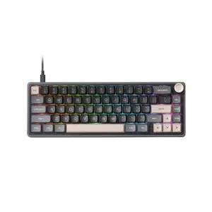 Royal Kludge RK R65 Wired RGB Hot-Swappable Mechanical Gaming Keyboard, Phantom