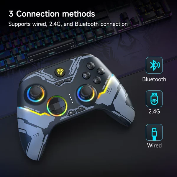 EasySMX X15 PC Controller With RGB and Hall Joysticks