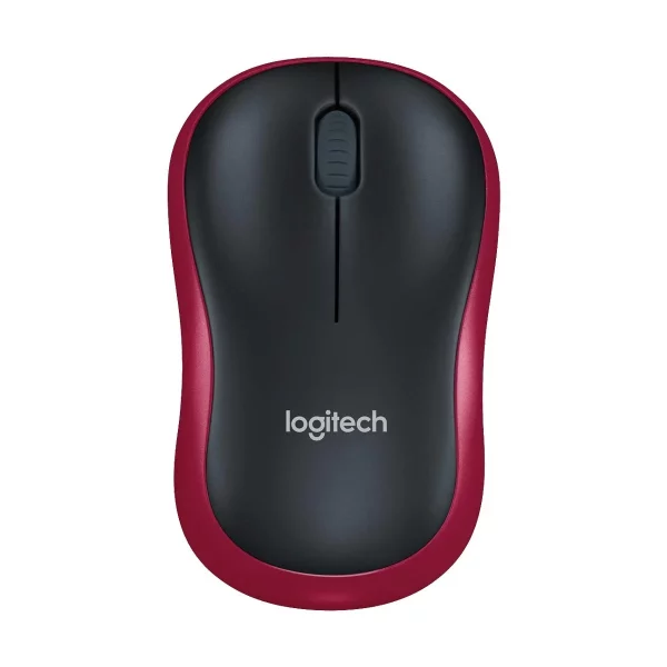 logitech m185 red wireless 11576326277