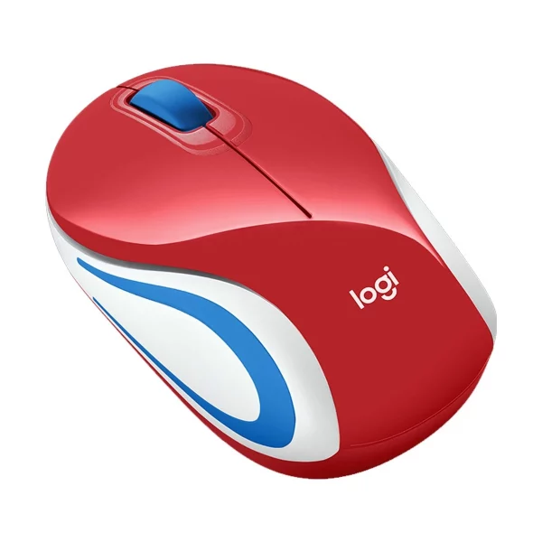 logitech m187 red wireless 21543385514