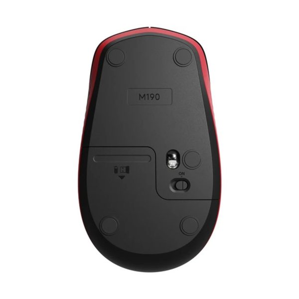 Logitech M190 Wireless Mouse Red - Image 6