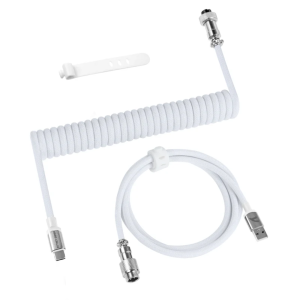 Attack Shark Coiled Cable, White