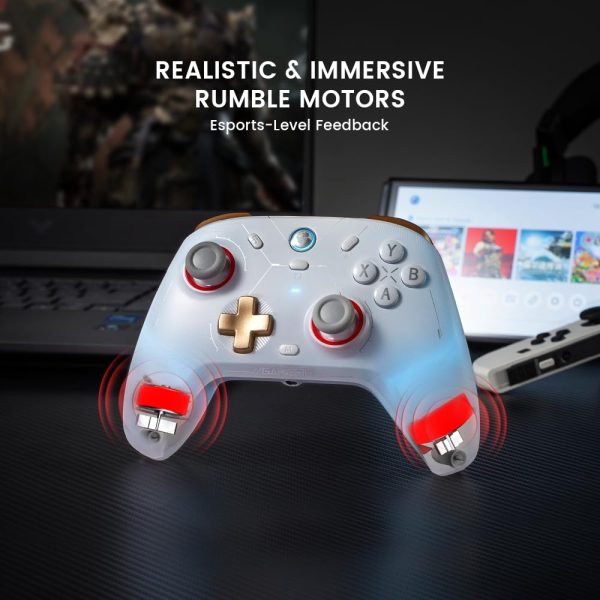 Gamesir Cyclone 2 Tri-Mode Multi-Platform Controller, White (Standard Edition) - Image 7