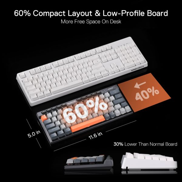 RedragonK63465 RGBWirelessGamingKeyboard 3