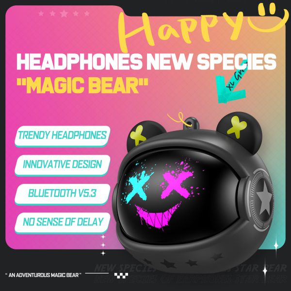 ONIKUMA T20 TWS Gaming Wireless Bluetooth Earbuds | Black - Image 2
