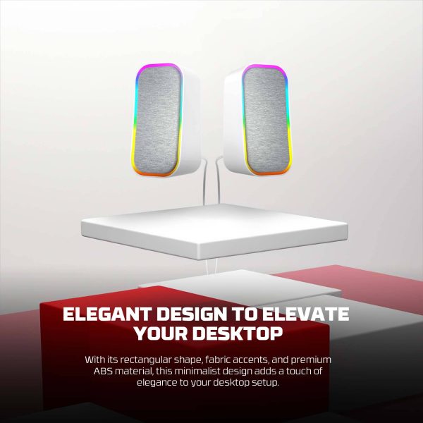 Fantech GS304 GROOVE Dual Mode (Wired & Bluetooth) RGB Gaming Speaker, Black - Image 4