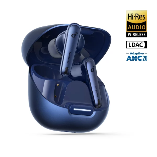Anker Soundcore Liberty 4 NC True Wireless Noise Cancelling Earbuds | Blue