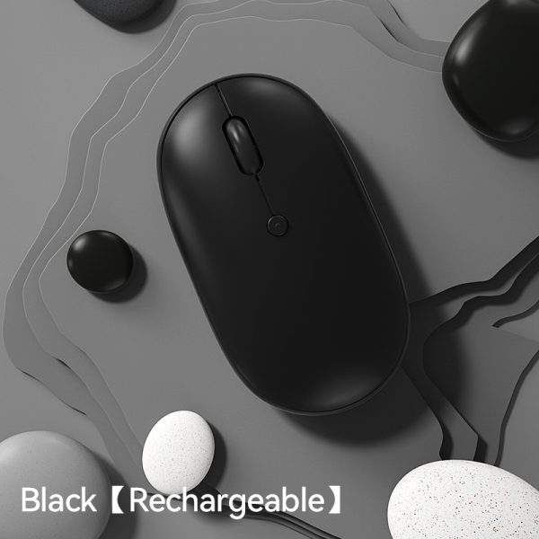 BOW MB163L Portable Wireless Bluetooth Mouse, Black - Image 2