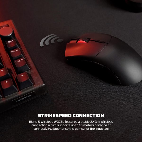 FANTECH WGC5S BLAKE S DUAL MODE WIRELESS GAMING MOUSE, WHITE - Image 6