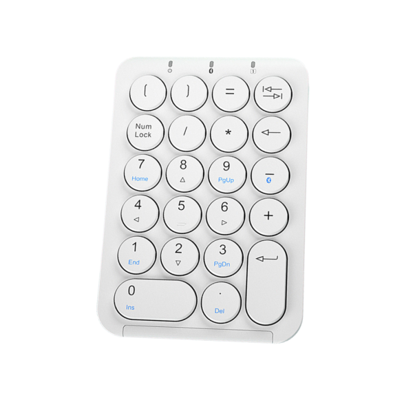 BOW HB159 Wireless Bluetooth Numeric Keypad, White