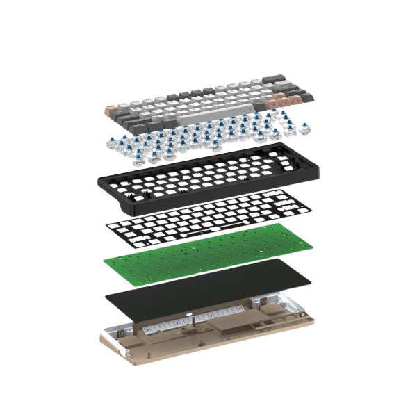 Fantech MK912 ATOM PRO63 RGB Tri-Mode Wireless Gaming keyboard, Mercury (Red Switch) - Image 11