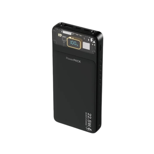 Fantech T1 10000 mAh Mini with Fast Charging Power Bank, Black