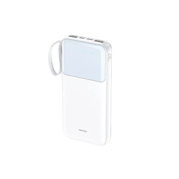 FANTECH S3 10000 mAh Portable Power Bank, White