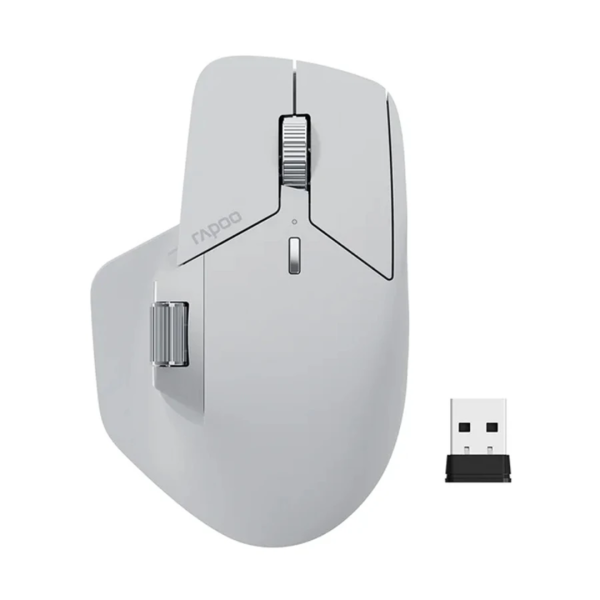 Rapoo MT760 Multi-mode Wireless Mouse, White - Image 2