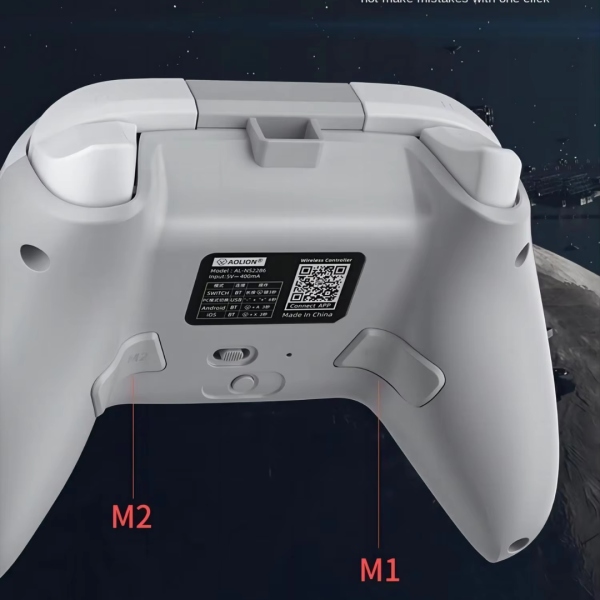 AOLION AL-NS2286H RGB Tri-Mode Gaming Controller with Dual Hall Effect Linear Trigger, Black - Image 5