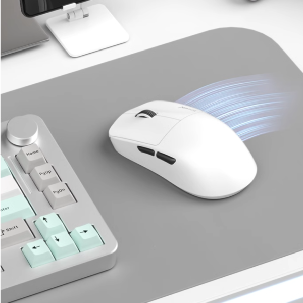 MONKA M3 PAW3395 Tri-Mode Wireless Gaming Mouse, White - Image 5