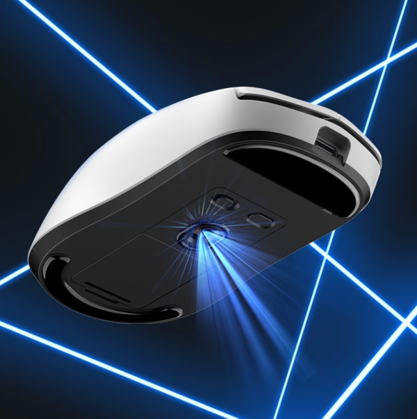 MONKA M3 PAW3395 Tri-Mode Wireless Gaming Mouse, White - Image 11