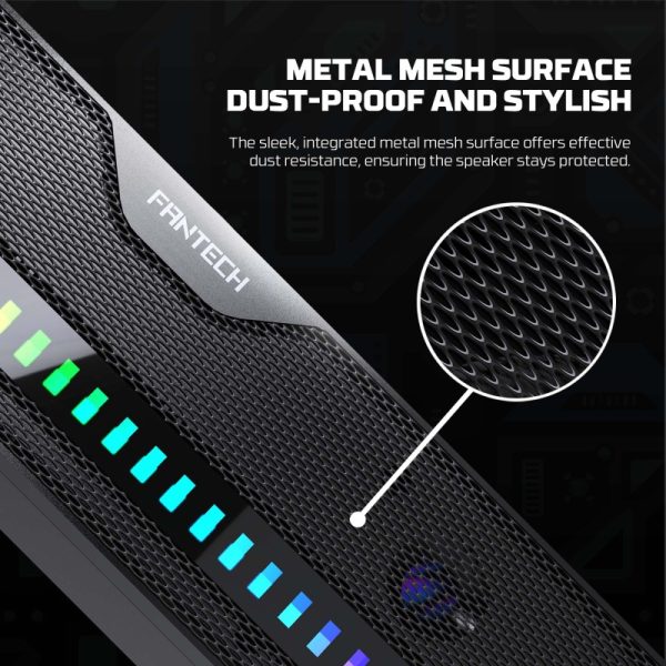 Fantech GS303 GROOVE BAR Dual Mode (Wired & Bluetooth) RGB Gaming Speaker - Image 10